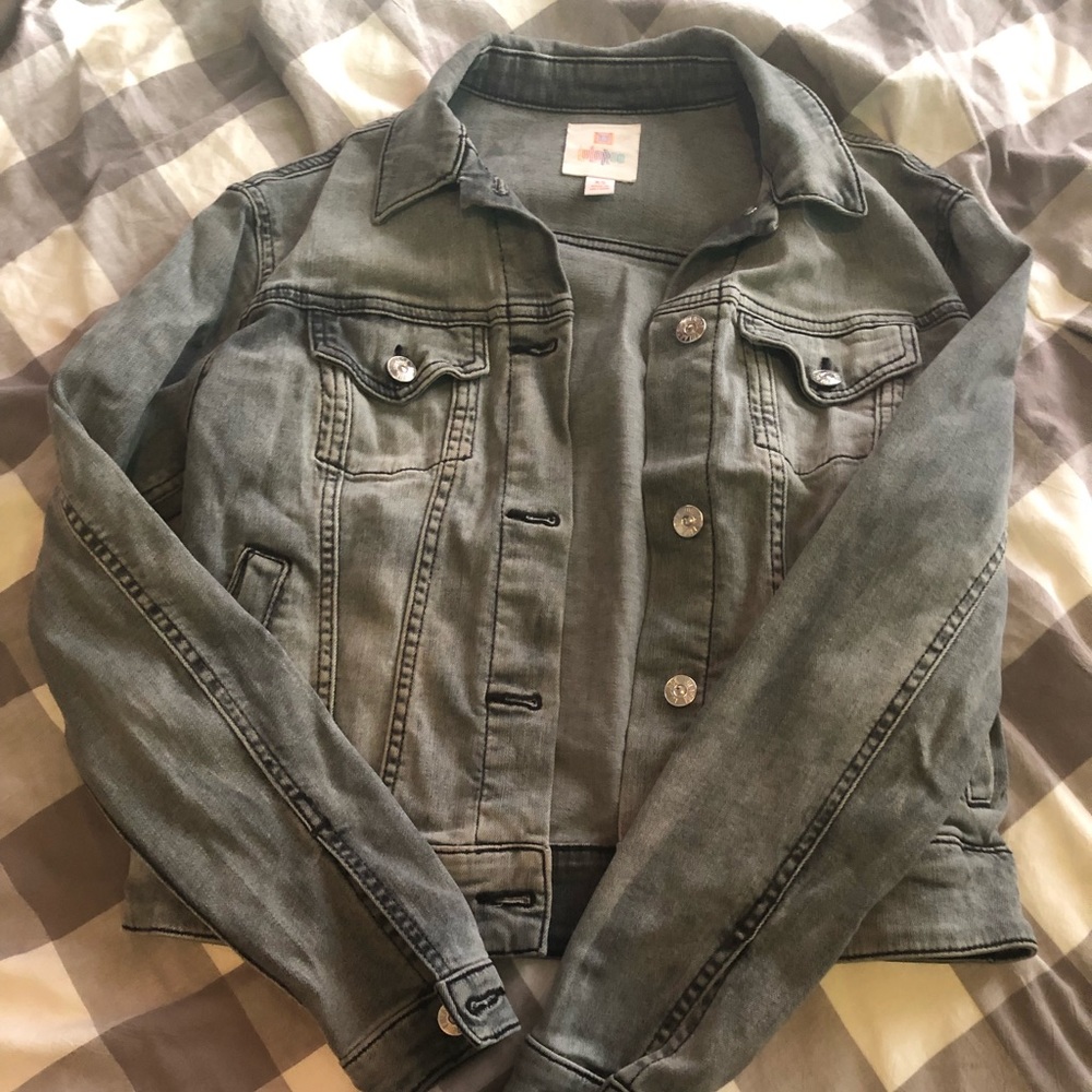 Lularoe Gray denim jacket